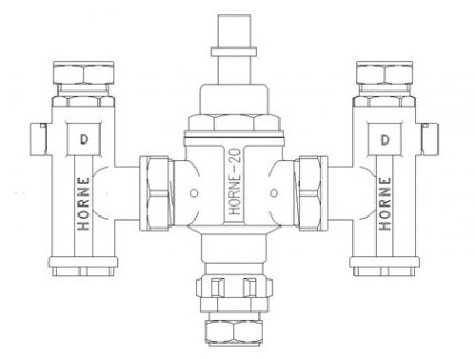 horne h20-21b tmv3 mixing valve